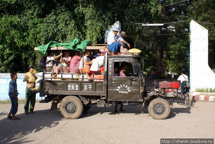 На китайском грузовике Сипо, Мьянма