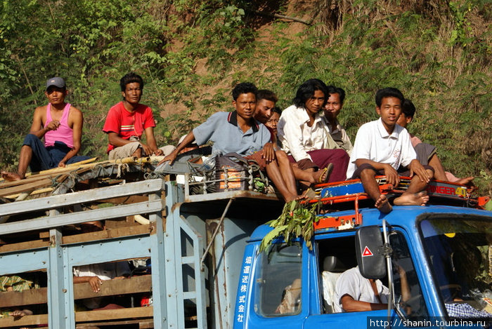 На грузовике Кийякдо, Мьянма