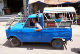 Синее такси в Мандалае