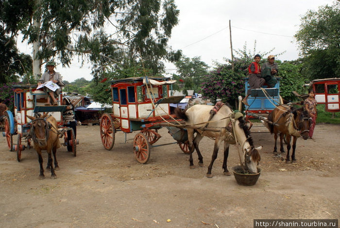 Стоянка гужевого транспорта Кийякдо, Мьянма
