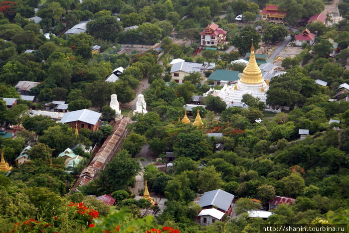 Вид с холма Мандалай, Мьянма