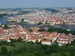 Вид на Прагу.