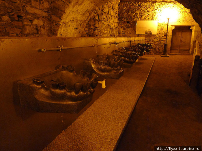 подземелья замка Чешский Крумлов, Чехия