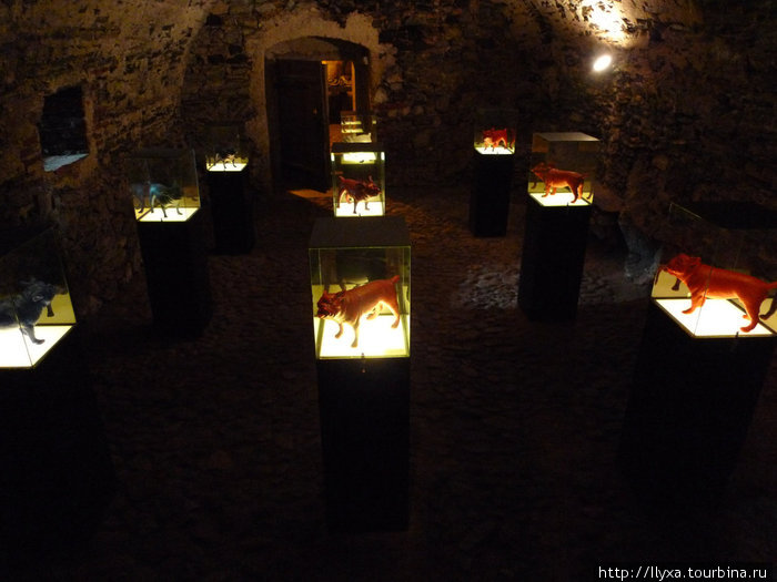 подземелья замка Чешский Крумлов, Чехия