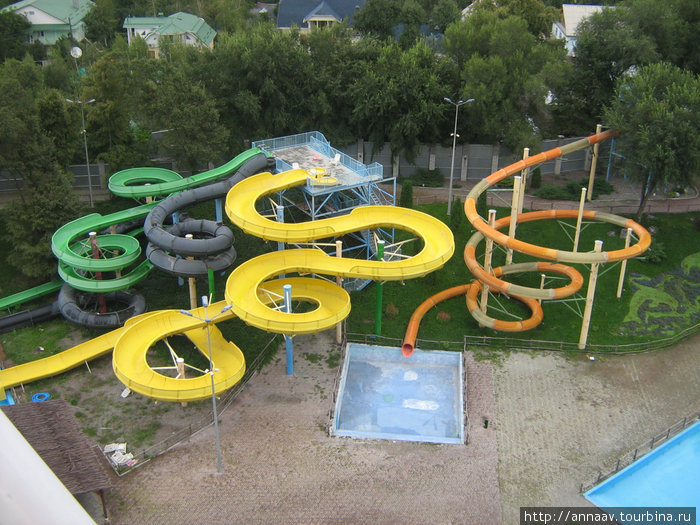 аквапарк (вид с колеса обозрения) Алматы, Казахстан