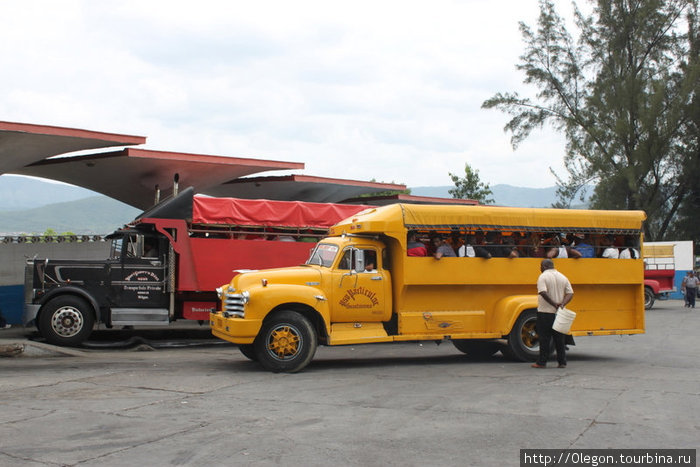Грузовики-автобусы(скотовозки) Куба