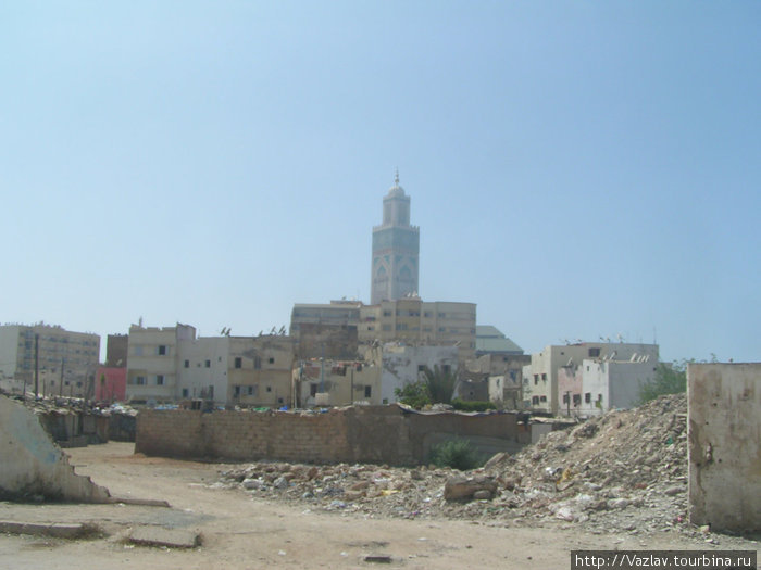 Контрастный вид Касабланка, Марокко