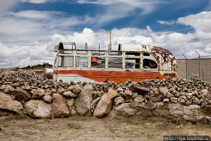 Это не Ла Пас, просто красивый автобус, как бы бонус ))) Ла-Пас, Боливия