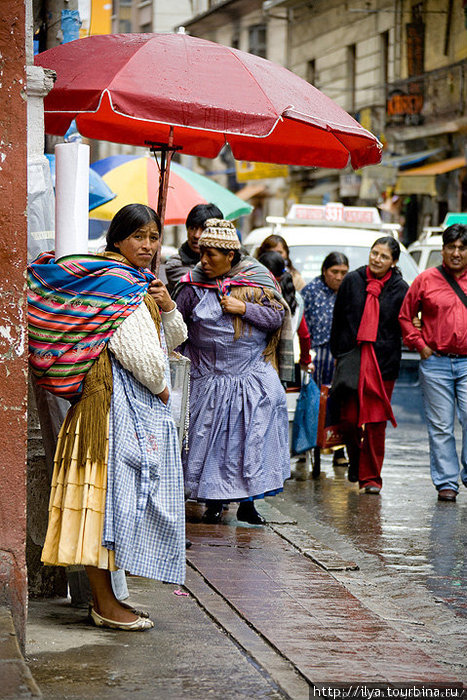 Жители городов в Боливии Боливия