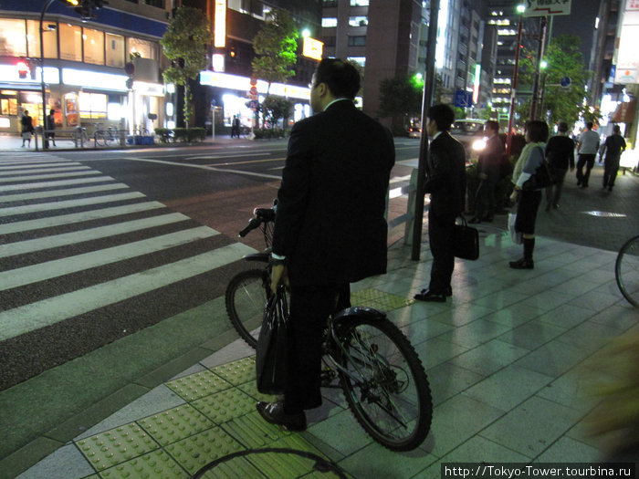 Велосипеды-очень популярный вид транспорта Япония