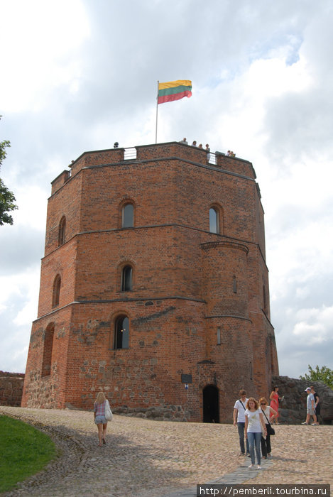 оборонительная башня на Замковой горе Вильнюс, Литва
