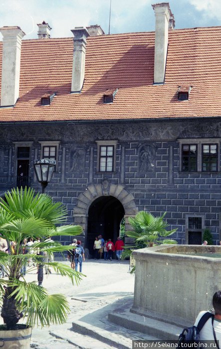 Замок на скале. Чешский Крумлов, Чехия