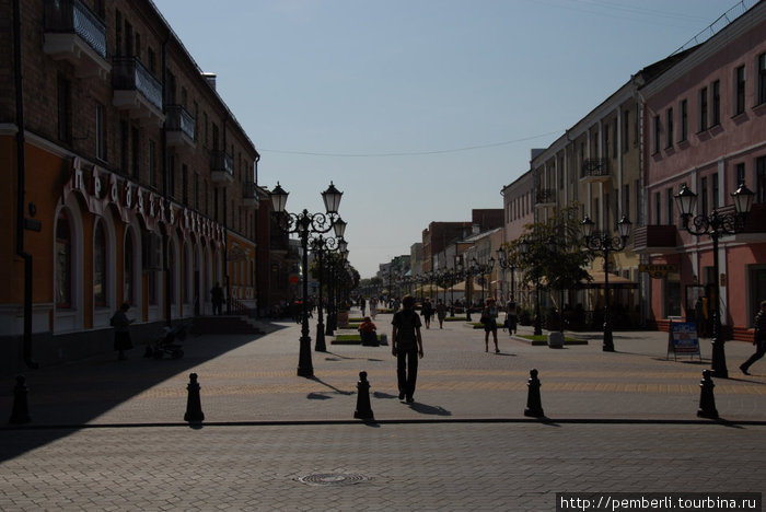 улица Советская — одна из самых красивых в городе Беларусь