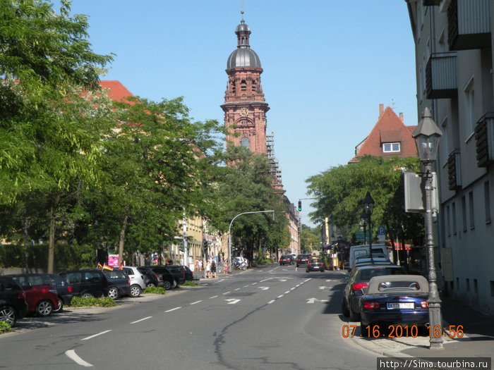А это уже прогулка по городу Земля Бавария, Германия