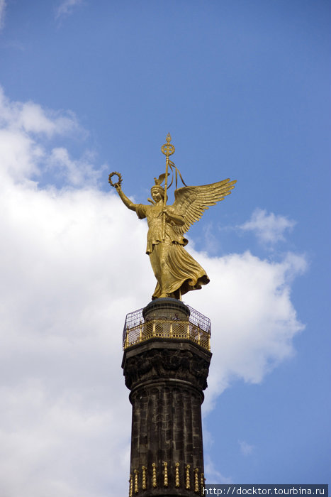 Тиргартен, триумфальная колонна Берлин, Германия