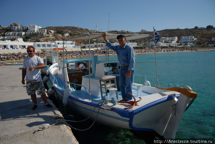 Рыбалка у берегов Миконоса Платис-Ялос, остров Миконос, Греция