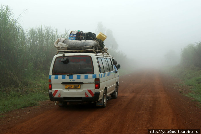 груженая матату Рвензори Маунтинс Национальный Парк, Уганда