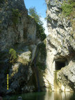 Почти высохший водопад в Армянском ущелье