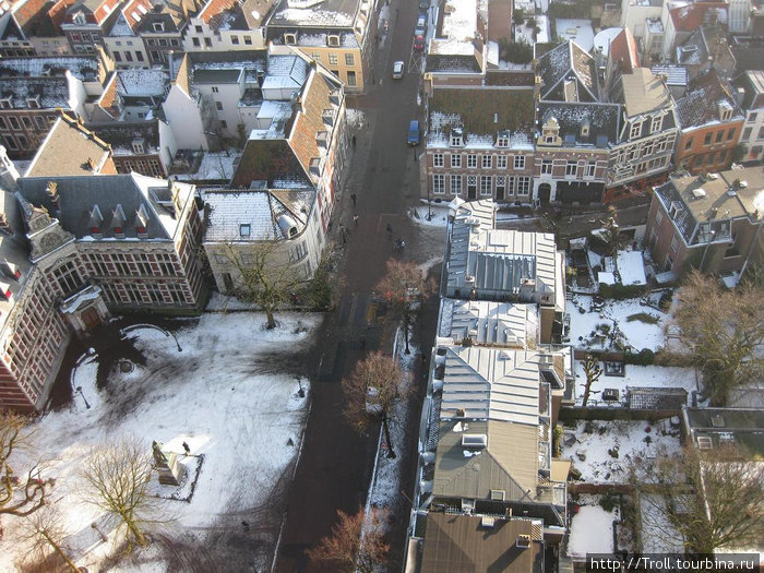 Вид на историческое здание, где подписана Утрехтская уния Утрехт, Нидерланды