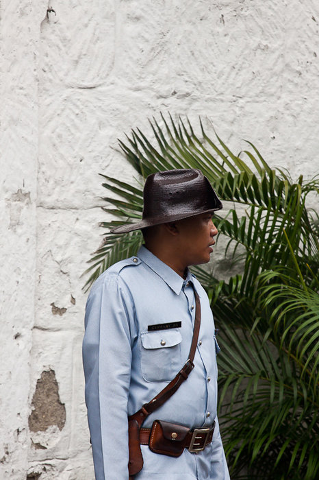 стандартный охранник в Интрамуросе Манила, Филиппины