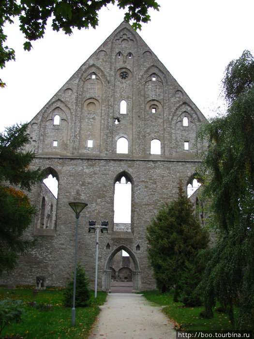 Руины монастыря Пирита. Жутковато. Таллин, Эстония