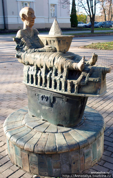 Памятник на улице Вильняус Друскининкай, Литва