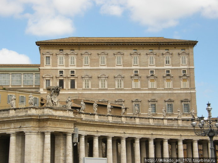 Ватиканские административные здания, папский кабинет Рим, Италия