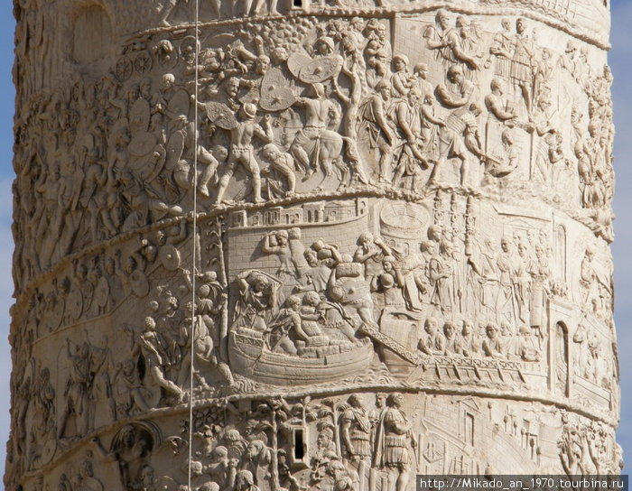 Фрагмент колонны Траяна Рим, Италия