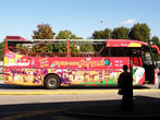 Туристический автобус в Бергамо