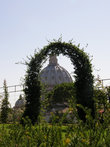 Купол собора в садовой арке