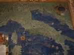 Карта Италии, в музее Ватикана