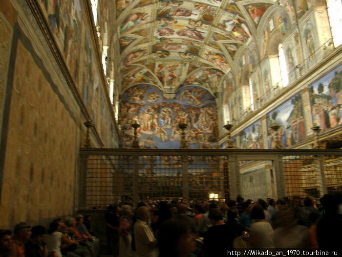 Зал сикстинской капеллы Рим, Италия