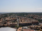Панорам Рима с купола собора Святого Петра