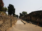 Пустынная улица в Помпеи