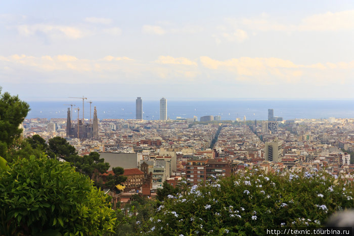 Вид на Барселону Барселона, Испания