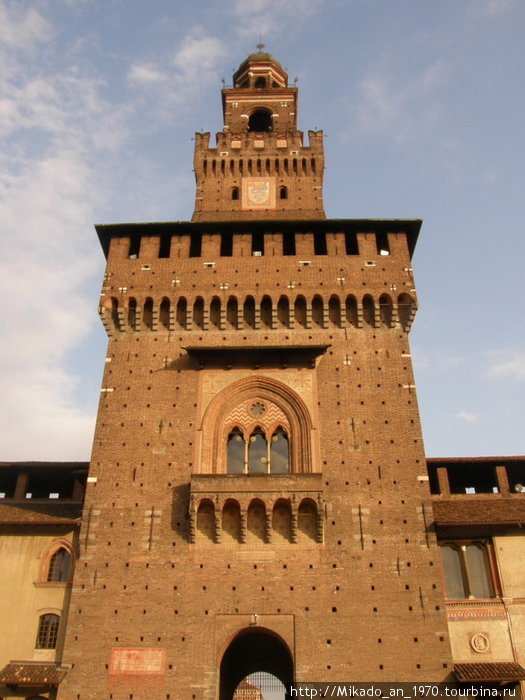 Центральная башня, вид изнутри Милан, Италия