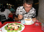 Ура, наконец то я в Италии отведал суп