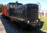 Локомотив, который применялся для пересылки литовцев во время репрессий