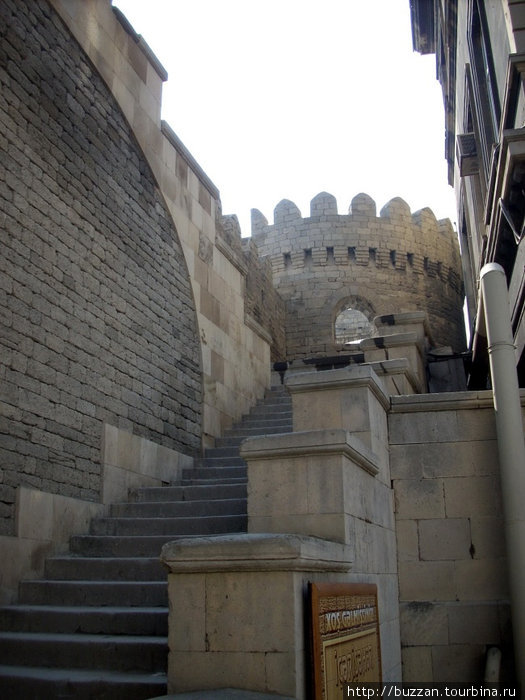 Ичери-Шехер(старый город).январь 2008. Баку, Азербайджан
