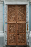Входные двери, собор Рождества Богородицы, Глубокое, Беларусь