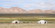 Классический монгольский пейзаж.