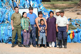 Монгольская семья в сборе.