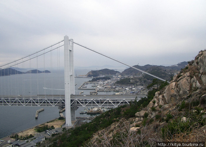 Большой мост Сэто, виды со стороны Хонсю Курасики, Япония