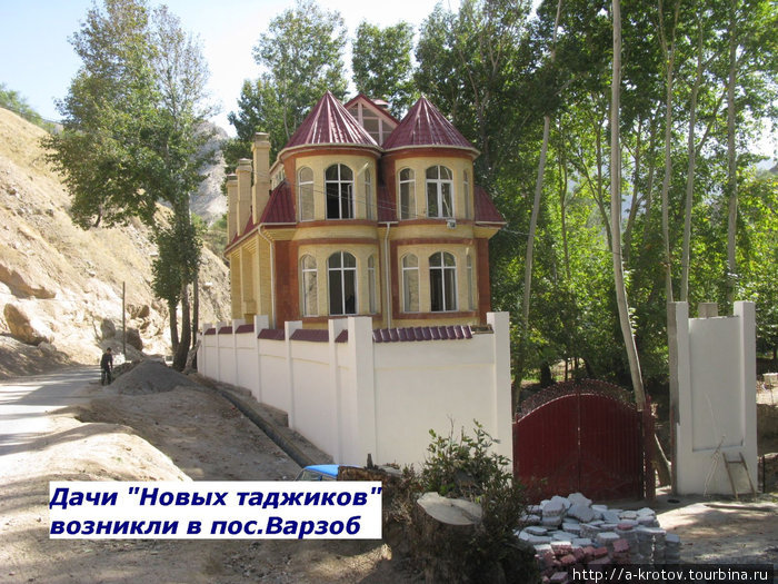Варзоб. Дачи новых таджиков строятся здесь Душанбе, Таджикистан