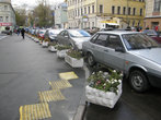 Парковка авто на Новой Басманной.