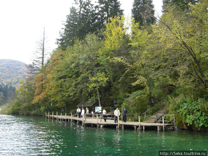 Осенью на Плитвицких озерах Национальный парк Плитвицкие озёра, Хорватия