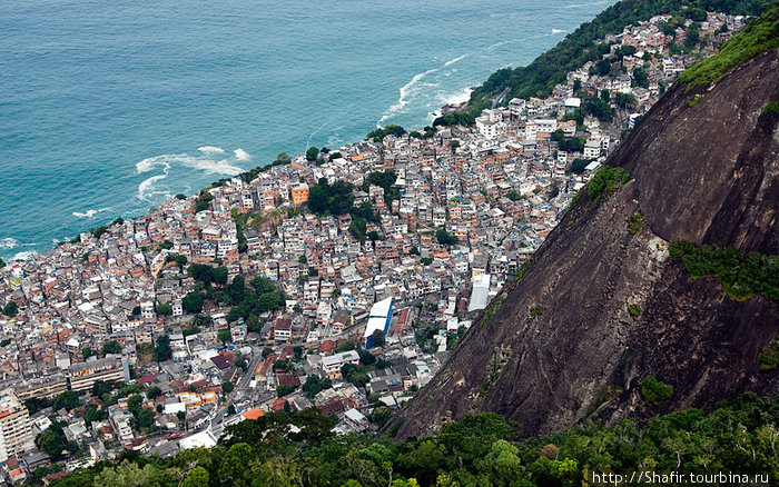 Виды с вертолёта Рио-де-Жанейро, Бразилия