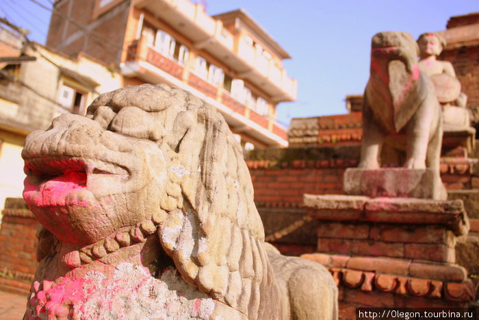 Впредверии религиозного праздника Бхактапур, Непал