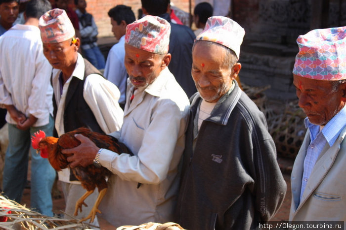Впредверии религиозного праздника Бхактапур, Непал
