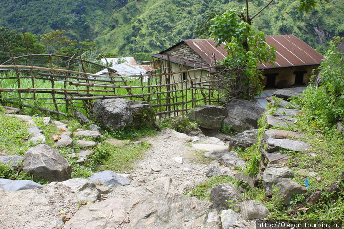 Поселения в горах Зона Гандаки, Непал